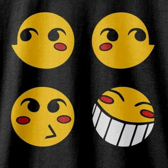 Cowboy Bebop Expression Emoticon Space Anime Cyberpunk Cartoon T-Shirt 165 - Picture 2 of 5